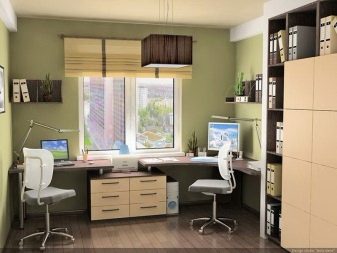 Детская со столом у окна: особенности зонирования, разные варианты установки мебели - 24 фото