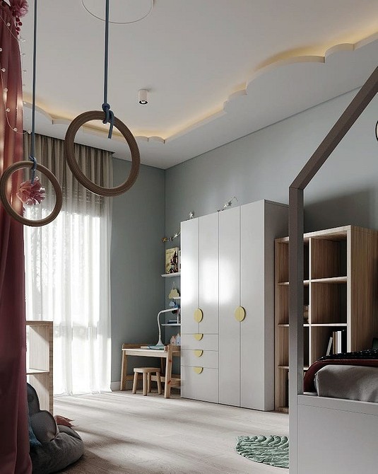 Детская комната для девочки - особенности стилевых решений. Планировка пространства, подбор материалов и цветов отделки, расстановка мебели и освещения