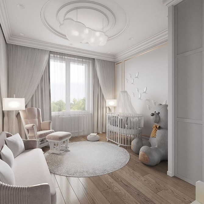 Детская комната для девочки - особенности стилевых решений. Планировка пространства, подбор материалов и цветов отделки, расстановка мебели и освещения