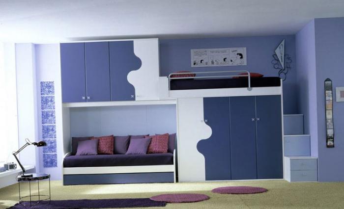 Варианты планировки детской для разнополых детей 9 Варианты планировки детской для разнополых детей 9