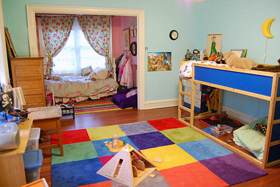 Зонирование комнаты при помощи разных цветовых схем 2 Зонирование комнаты при помощи разных цветовых схем 2