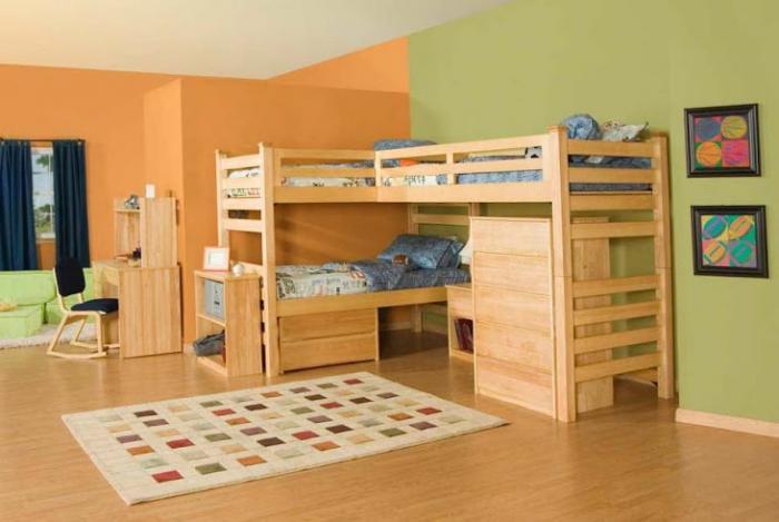 Зонирование комнаты при помощи разных цветовых схем 13 Зонирование комнаты при помощи разных цветовых схем 13