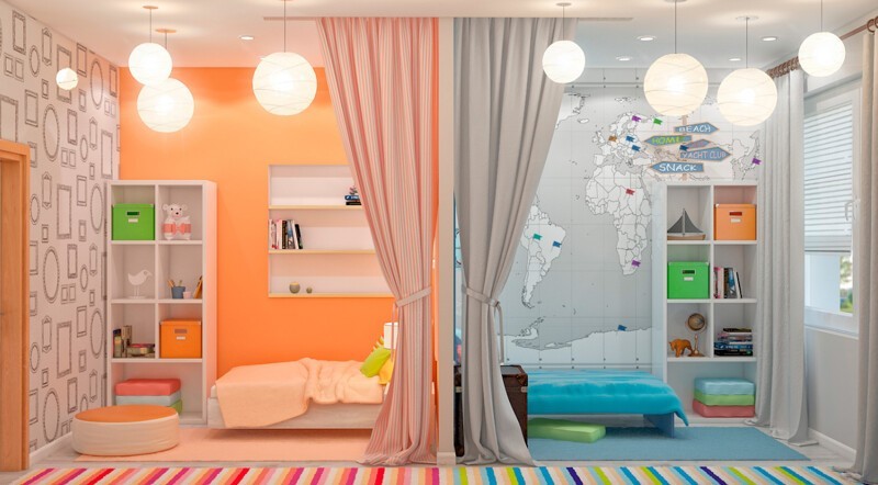 Комната для разнополых детей разного возраста Комната для разнополых детей разного возраста