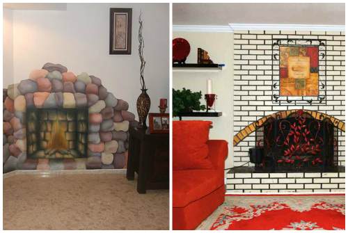 рисунок камина рисунок камина