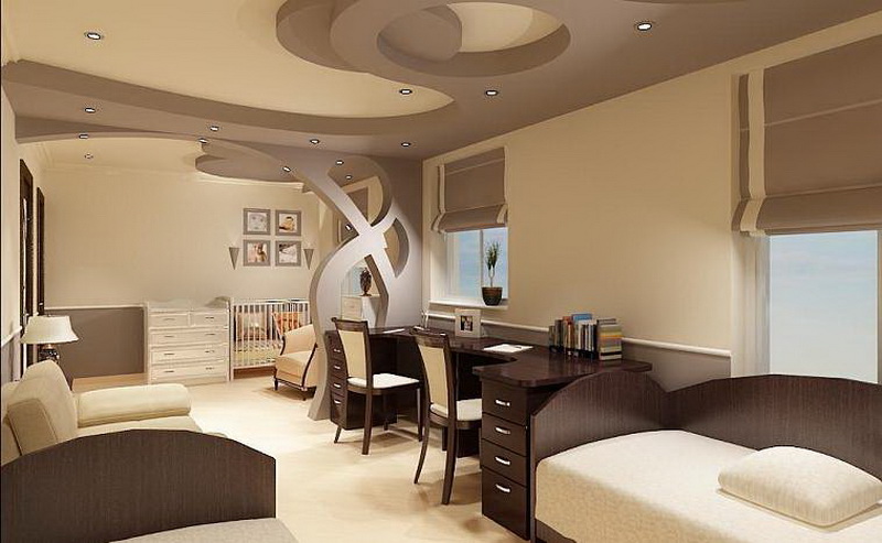 Детская комната для разнополых детей: варианты зонирования и лучшие проекты комнат