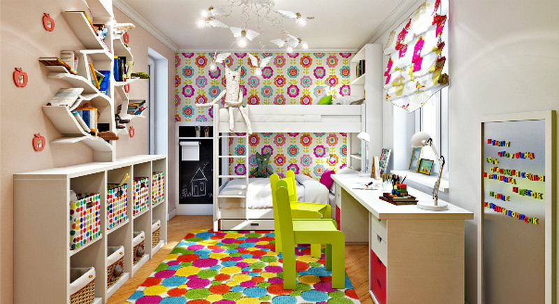 Детская комната для разнополых детей: варианты зонирования и лучшие проекты комнат