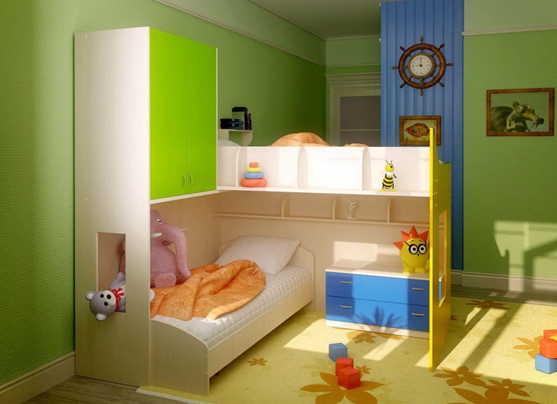 Детская комната для разнополых детей: варианты зонирования и лучшие проекты комнат