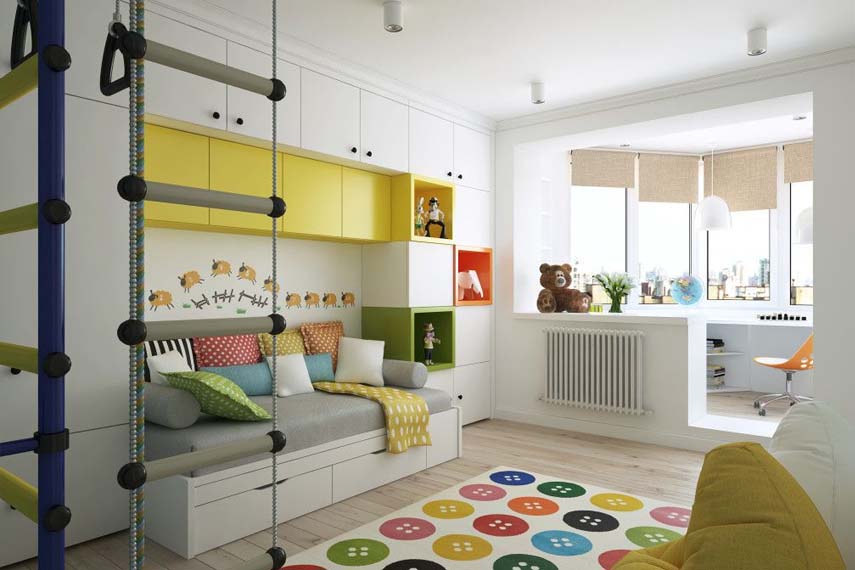 рабочее место в лоджии