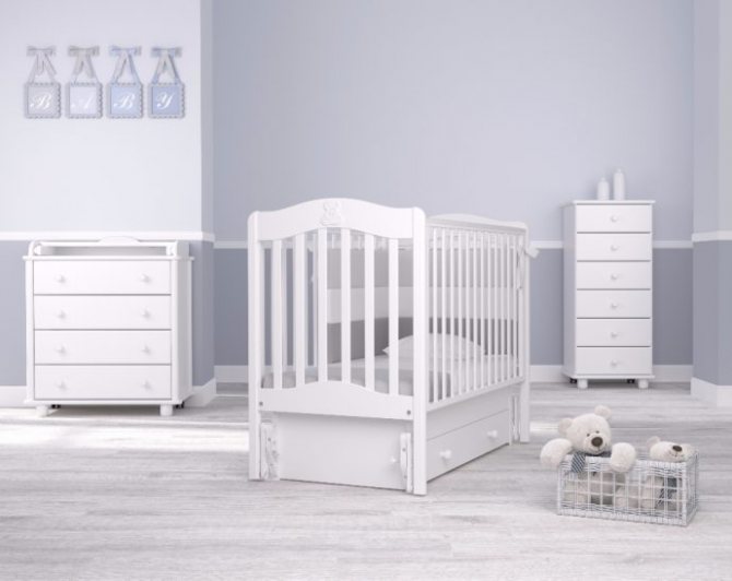 удобная кроватка для ребенка трансформер маятник для мальчика